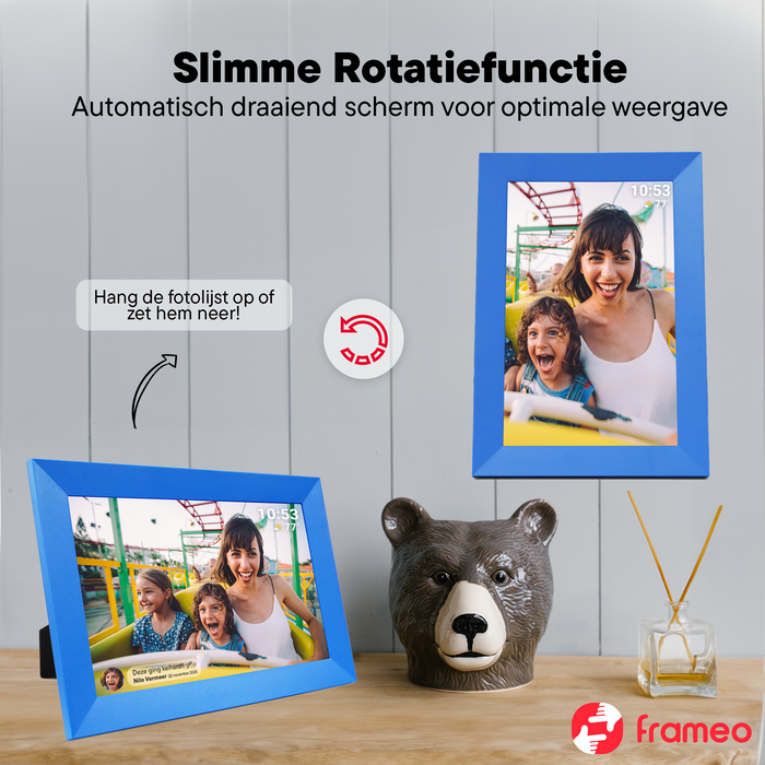 Denver Digitale Fotolijst - Speciaal voor kinderen - Frameo App - Fotokader - Touchscreen - PFF1023