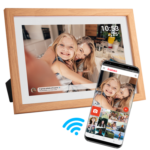 Denver Digitale Fotolijst 10.1 inch - HD - Frameo App - Fotokader - WiFi - 16GB - IPS Touchscreen - PFF1040-Denvershop