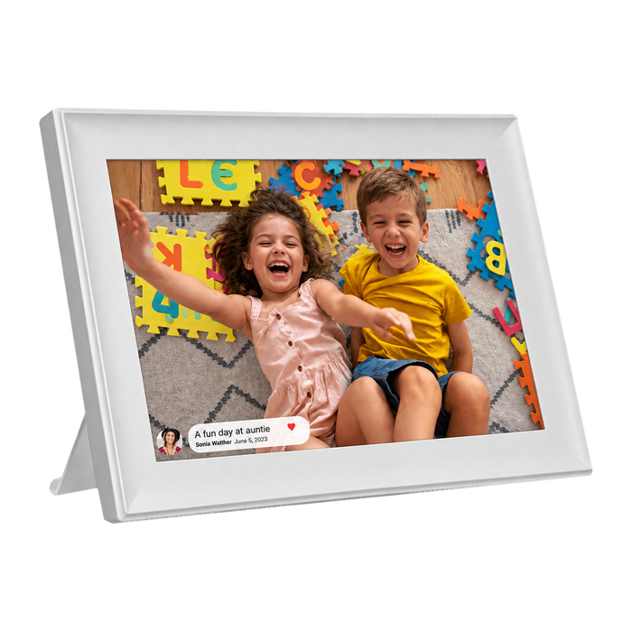 Denver digitale fotolijst 10,1 inch met ambient LED · wifi en Frameo