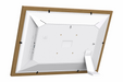 Denver PFF1505 digitale fotolijst 15.6 inch lightwood hout – achteraanzicht packshot