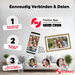 Denver Digitale Fotolijst 15.6 inch - XL - Full HD - Frameo App - Houten lijst - WiFi - 32GB - IPS Touchscreen - PFF1505