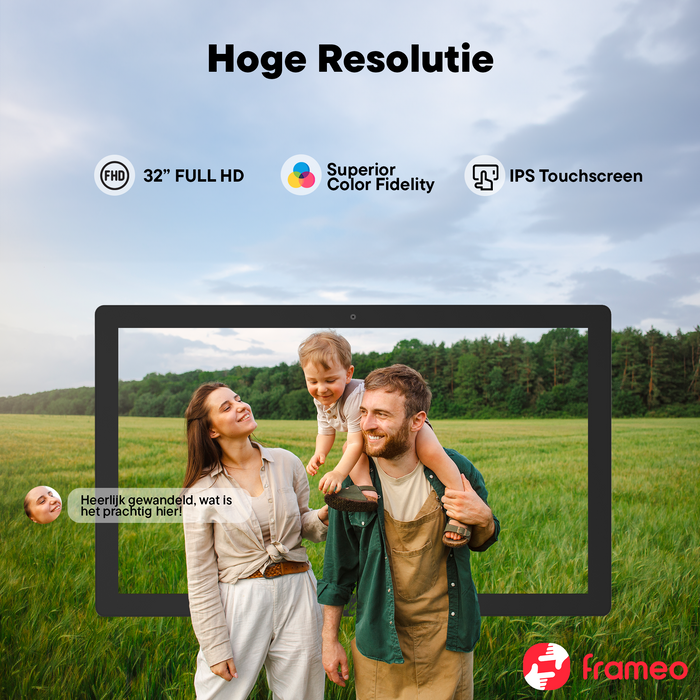 Denver PFF3260 digitale fotolijst 32 inch zwart – resolutie