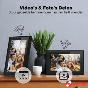 Denver digitale fotolijst 7 inch · compact, wifi en Frameo