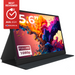 Denver Portable Monitor 15.6 Inch - Full HD - IPS Beeldscherm - Draagbare Gaming Monitor - HDMI - USB-C - PMO15601