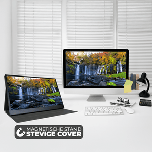 Denver Portable Monitor 15.6 Inch - Full HD - IPS Beeldscherm - Draagbare Gaming Monitor - HDMI - USB-C - PMO15602 - Denvershop