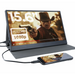 Denver Portable Monitor - Full HD - 15.6" - Draagbare Monitor - Lederen Hoes - HDMI - USB-C - PMO15604
