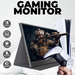 Denver Portable Monitor - Full HD - 15.6" - Draagbare Monitor - Lederen Hoes - HDMI - USB-C - PMO15604