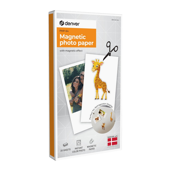 Denver PMP64 Magneetpapier - Geschikt voor MCP6010