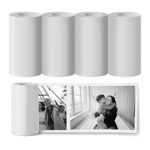 Denver Papierrollen (57 x 30 mm) voor Kindercamera met Printer en Pocket Printer 4 Stuks - PP40 - Wit