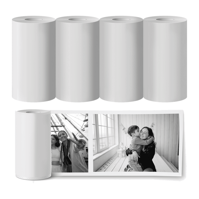 Denver Papierrollen (57 x 30 mm) voor Kindercamera met Printer en Pocket Printer 4 Stuks - PP40 - Wit