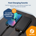 Denver Powerbank 10000 mAh - Met batterij indicator - Snelladen Power Delivery 22.5W - USB A/C - Micro USB - Universele Powerbank - PQC10009