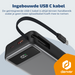 Denver Powerbank 20000 mAh - Met batterij indicator - Snelladen Power Delivery 65W - USB A/C - Universele Powerbank- Laptop oplader – PQCA20650