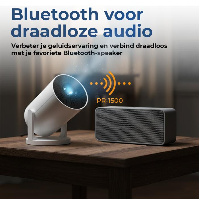 Denver Mini Beamer - 120 ANSI-Lumen - HD Ready - HDMI - USB-C - PR1500 - Denvershop