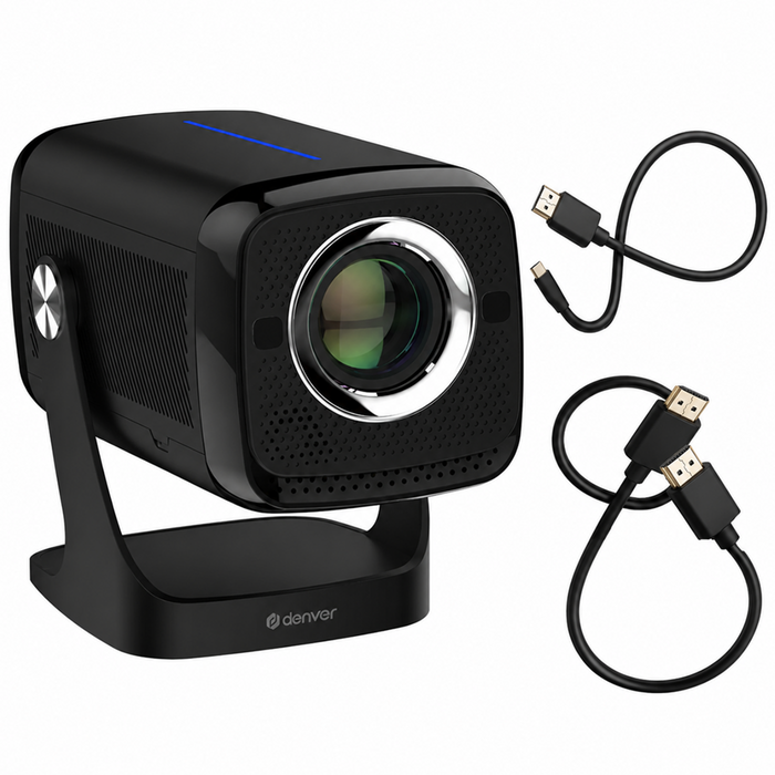 Denver Beamer - 4K 3840x2160P - 700 ANSI Lumen - Projector - Thuisbioscoop - HDMI - USB-C - PR4852