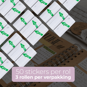 Denver Stickerrollen (57 x 30 mm) voor Kindercamera met Printer en Pocket Printer - 3 Stuks - PSP43 - Wit - Denvershop