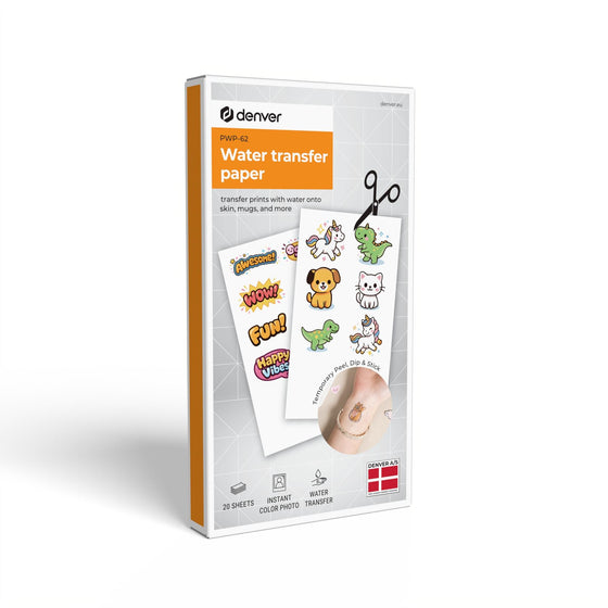 Denver PWP62 tattoo papier voor pocket printer