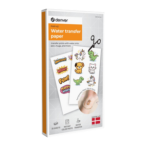Denver PWP62 tattoopapier (water transfer) voor de MCP6010, verpakking met 20 vellen