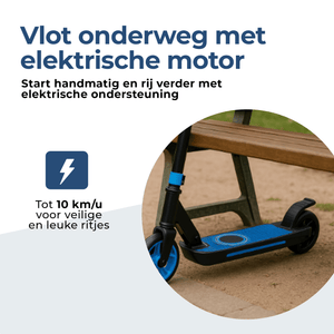 Denver elektrische step voor kinderen - 10km/u - Kinderstep - LED Verlichting - 6km Bereik - SCK5500