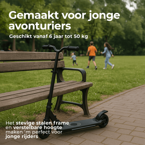 [Zwart] - Denver elektrische step voor kinderen - 10km/u - Kinderstep - LED Verlichting - 6km Bereik - SCK5500 - Denvershop