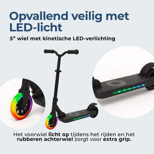 Denver elektrische step voor kinderen - 10km/u - Kinderstep - LED Verlichting - 6km Bereik - SCK5500