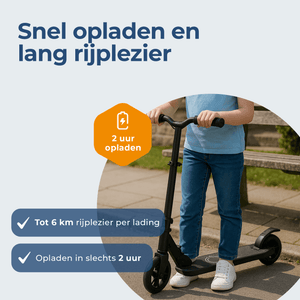 Denver elektrische step voor kinderen - 10km/u - Kinderstep - LED Verlichting - 6km Bereik - SCK5500
