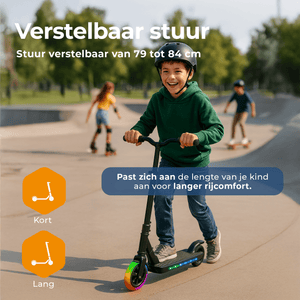 Denver elektrische step voor kinderen - 10km/u - Kinderstep - LED Verlichting - 6km Bereik - SCK5500