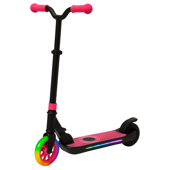 [Roze] - Denver elektrische step voor kinderen - 10km/u - Kinderstep - LED Verlichting - 6km Bereik - SCK5500 - Denvershop