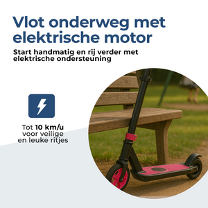 Denver elektrische step voor kinderen - 10km/u - Kinderstep - LED Verlichting - 6km Bereik - SCK5500