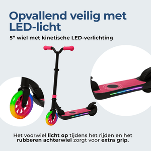 Denver elektrische step voor kinderen - 10km/u - Kinderstep - LED Verlichting - 6km Bereik - SCK5500