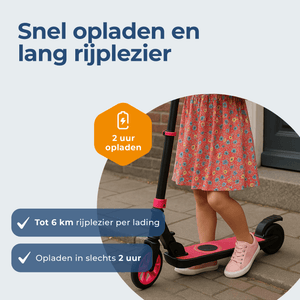 Denver elektrische step voor kinderen - 10km/u - Kinderstep - LED Verlichting - 6km Bereik - SCK5500