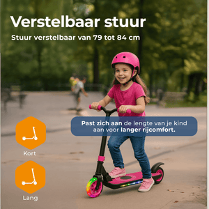 Denver elektrische step voor kinderen - 10km/u - Kinderstep - LED Verlichting - 6km Bereik - SCK5500