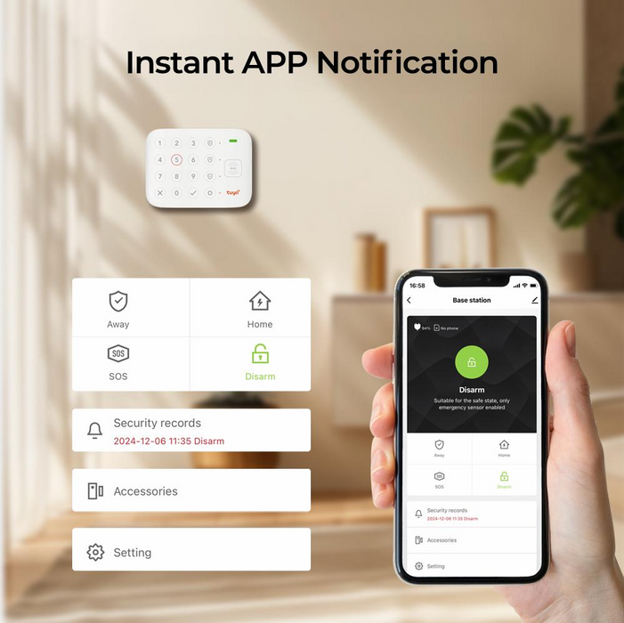 Denver Alarmsysteem - Smart Home - Tuya - Beveiliging - SHA220 - Denvershop