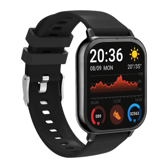 Denver 1,81 inch smartwatch · belfunctie en notificaties · SWC176