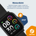 Denver Smartwatch - Android iOS - Notificaties - Sporthorloge - Hartslagmeter - Saturatiemeter - Slaapmonitor - SWC184