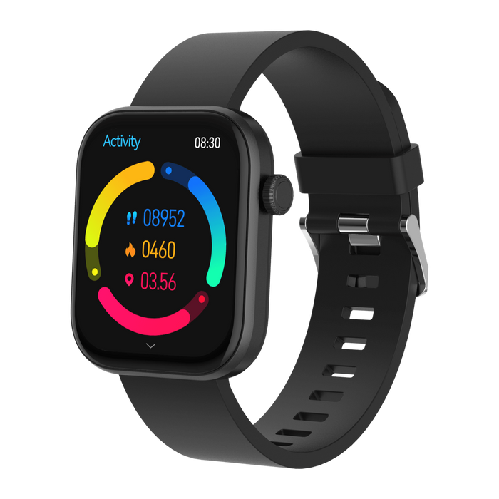 Denver Smartwatch - Android iOS - Volledige Belfunctie - Amoled Display - Sporthorloge - Hartslagmeter - Saturatiemeter - Slaapmonitor - SWC185