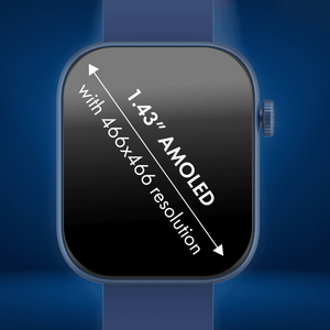 Denver Smartwatch - Android iOS - Volledige Belfunctie - Amoled Display - Sporthorloge - Hartslagmeter - Saturatiemeter - Slaapmonitor - SWC185