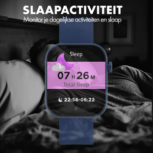 Denver Smartwatch - Android iOS - Volledige Belfunctie - Amoled Display - Sporthorloge - Hartslagmeter - Saturatiemeter - Slaapmonitor - SWC185