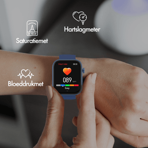 Denver Smartwatch - Android iOS - Volledige Belfunctie - Amoled Display - Sporthorloge - Hartslagmeter - Saturatiemeter - Slaapmonitor - SWC185
