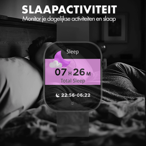 Denver Smartwatch - Android iOS - Volledige Belfunctie - Amoled Display - Sporthorloge - Hartslagmeter - Saturatiemeter - Slaapmonitor - SWC185