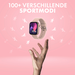 Denver Smartwatch - Android iOS - Volledige Belfunctie - Amoled Display - Sporthorloge - Hartslagmeter - Saturatiemeter - Slaapmonitor - SWC185