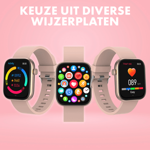 Denver Smartwatch - Android iOS - Volledige Belfunctie - Amoled Display - Sporthorloge - Hartslagmeter - Saturatiemeter - Slaapmonitor - SWC185