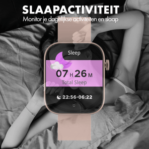 Denver Smartwatch - Android iOS - Volledige Belfunctie - Amoled Display - Sporthorloge - Hartslagmeter - Saturatiemeter - Slaapmonitor - SWC185