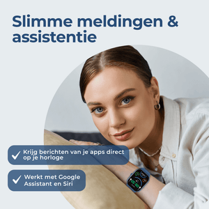 Denver Smartwatch - Android iOS - Volledige Belfunctie - Amoled Display - Sporthorloge - Hartslagmeter - Saturatiemeter - Slaapmonitor - SWC187