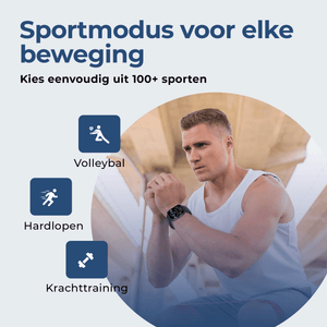 Denver Smartwatch - Android iOS - Volledige Belfunctie - Amoled Display - Sporthorloge - Hartslagmeter - Saturatiemeter - Slaapmonitor - SWC187