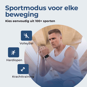 Denver Smartwatch - Android iOS - Volledige Belfunctie - Amoled Display - Sporthorloge - Hartslagmeter - Saturatiemeter - Slaapmonitor - SWC187