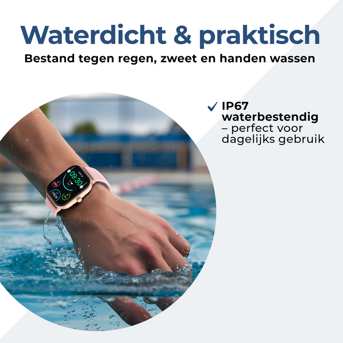 Denver Smartwatch - Android iOS - Volledige Belfunctie - Amoled Display - Sporthorloge - Hartslagmeter - Saturatiemeter - Slaapmonitor - SWC187