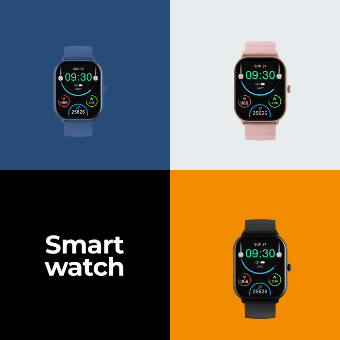 Denver Smartwatch - Android iOS - Volledige Belfunctie - Amoled Display - Sporthorloge - Hartslagmeter - Saturatiemeter - Slaapmonitor - SWC187