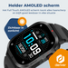 Denver Smartwatch - Android & iOS - Volledige Belfunctie - 100 Sportmodi - Sporthorloge - Hartslagmeter - Bloeddrukmeter - Stappenteller - SWC195