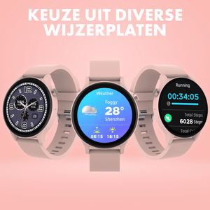 Denver Smartwatch - Android iOS - Volledige Belfunctie - Sporthorloge - Hartslagmeter - Saturatiemeter - Slaapmonitor - SWC338