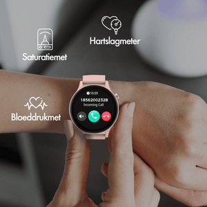 Denver Smartwatch - Android iOS - Volledige Belfunctie - Sporthorloge - Hartslagmeter - Saturatiemeter - Slaapmonitor - SWC338